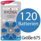 Preview: Rayovac Hearing Aid Batteries Size 675