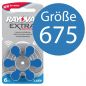 Preview: Rayovac Hearing Aid Batteries Size 675
