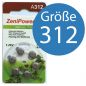 Preview: ZeniPower Hearing Aid Batteries Size 312