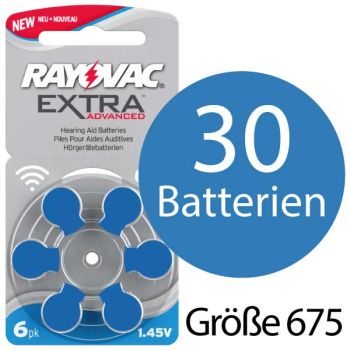 Rayovac Hearing Aid Batteries Size 675