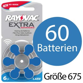 Rayovac Hearing Aid Batteries Size 675