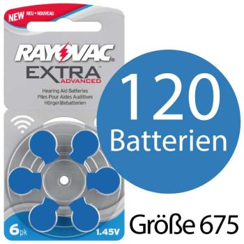 Rayovac Hearing Aid Batteries Size 675