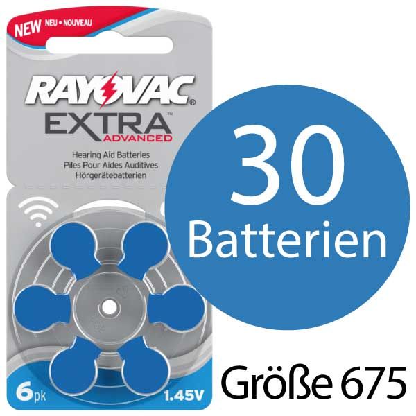 Rayovac Hearing Aid Batteries Size 675