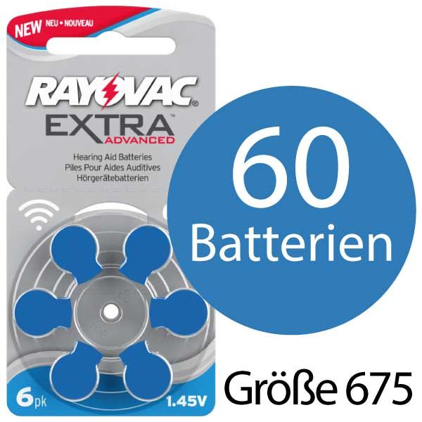 Rayovac Hearing Aid Batteries Size 675